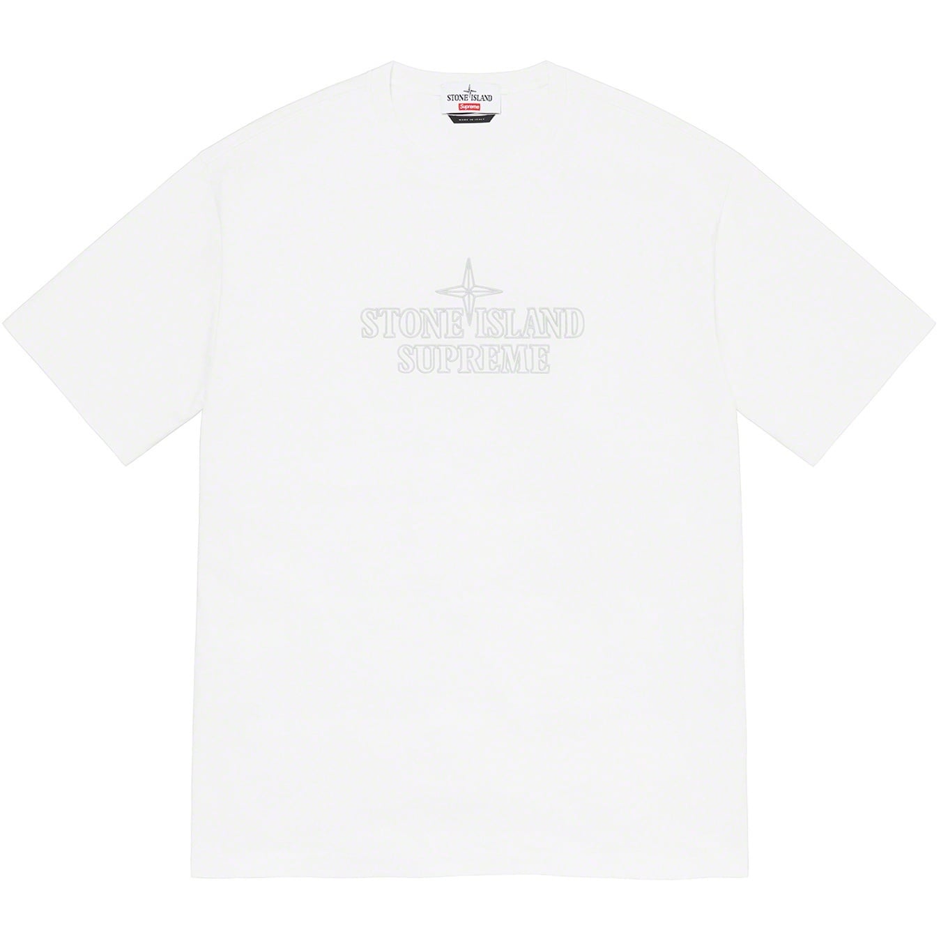 Supreme®/Stone Island® Embroidered Logo S/S Top view 3
